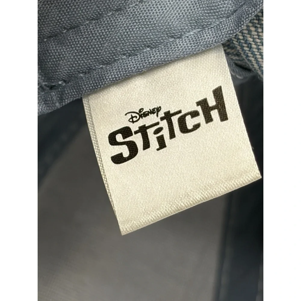 Disney Lilo and Stitch Denim Baseball Hat Cap‎ Blue Kids OSFM Strapback